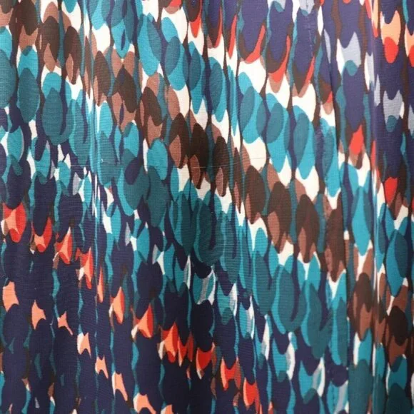 Cato Plus Size 22/24 Dress V-Neck Multicolor Formal Maxi Chevron Bead Detail - Picture 3 of 16